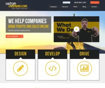 Customcreatives.com(Banner Ad Design) Screenshot