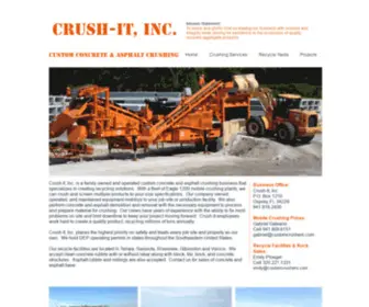 Customcrushers.com(Crush-It, Inc) Screenshot