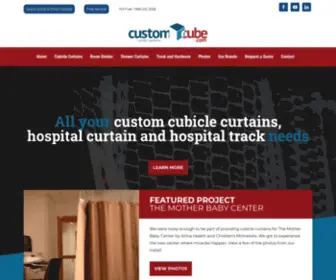 Customcube.com(Cubicle Curtains & Hospital Curtain) Screenshot