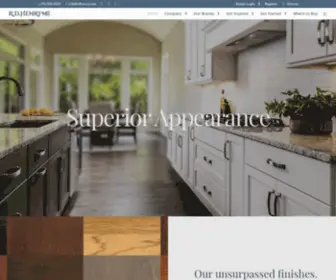 Customcupboards.com(R.D.Henry & Company is a manufacturer of fine quality custom cabinetry) Screenshot