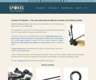 Customcutspokes.co.uk(Custom Cut Spokes for Bicycles) Screenshot