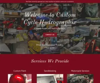 Customcyclehydrographix.com(Custom Cycle Hydrographix) Screenshot