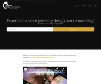 Customdesignjewellers.co.nz(Handmade Diamond Designs) Screenshot