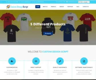 Customdesignscript.com(Custom Design Script) Screenshot