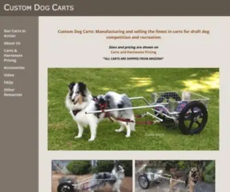 Customdogcarts.com(CUSTOM DOG CARTS) Screenshot