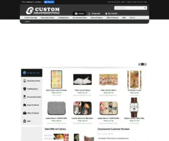 Customdropshipping.com(Wholesale dropship company) Screenshot