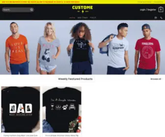 Custome.clothing(Personalized t) Screenshot