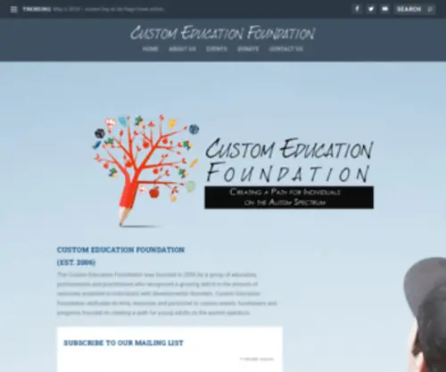 Customeducationfoundation.org(Custom Education Foundation) Screenshot