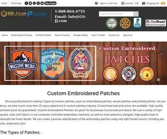 Customembroideredpatches.com(Custom Embroidered Patches) Screenshot