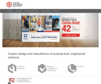 Customengineeredsolutions.com.au(Serviced Equipment) Screenshot