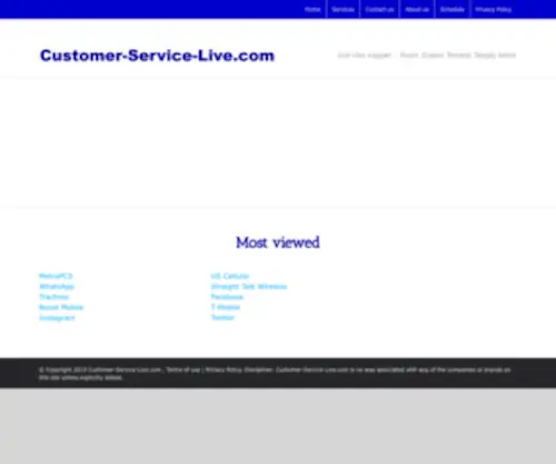 Customer-Service-Live.com(Customer Service Live) Screenshot