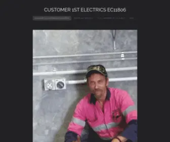 Customer1Stelectrics.com(CUSTOMER 1ST ELECTRICS ECWelcome to CUSTOMER 1ST ELECTRICS) Screenshot