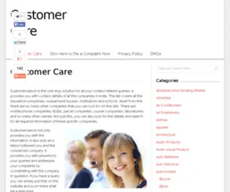 Customercare.in(Customer Care) Screenshot