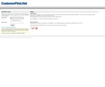 Customerfirst.net(Customerfirst) Screenshot