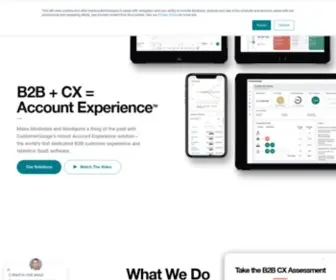 Customergauge.com(Voted #1 for B2B VoC Software) Screenshot