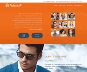 CustomerHD.com(Customer Service Solutions) Screenshot