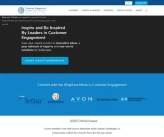 Customerleadershipcouncil.com(The Customer Engagement Leadership Council) Screenshot