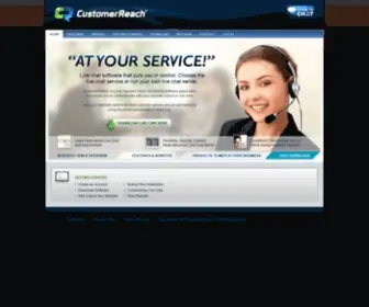 Customerreach.com(On-Premises Live Chat Server and Free Live Chat Software) Screenshot