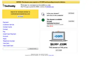 Customerserviceaddress.com(The Web portal Customer Service Address) Screenshot