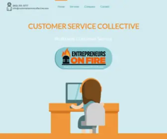 Customerservicecollective.com(Profitable Customer Service) Screenshot