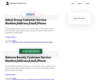 Customerservicesinfo.com(Customer Service Number) Screenshot