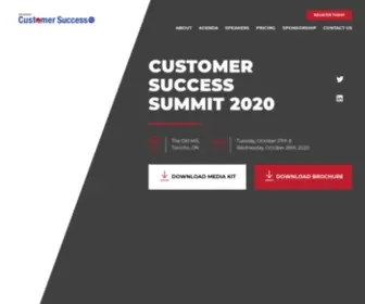 Customersuccesscanada.com(Customer Success Summit Canada Get 20) Screenshot