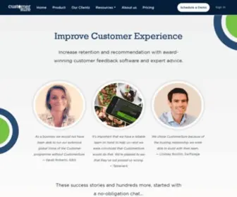 Customersure.com(Customer Feedback Software Customersure) Screenshot