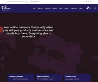 Customerswithoutlimit.com(Customers without limit) Screenshot