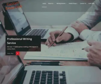 Customessayclub.com(Professional Custom Essay Writing Service) Screenshot