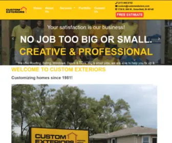 Customexteriors.com(Customexteriors) Screenshot