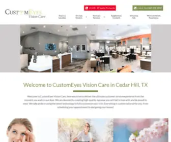 Customeyesvisioncare.com(CustomEyes Vision Care) Screenshot