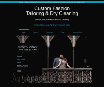 Customfashiontailoring.com(Custom Fashion Tailoring) Screenshot