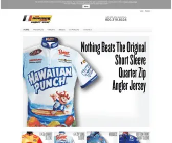 Customfishingjerseys.com(Custom Fishing Jerseys by The Winning Team) Screenshot