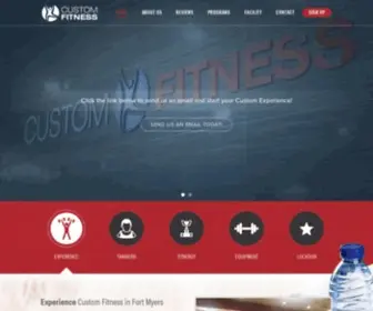 Customfitnessfortmyers.com(Custom Fitness) Screenshot