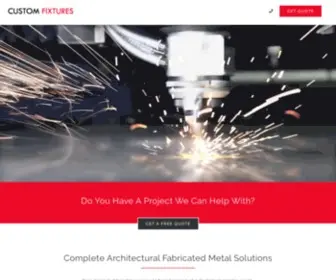 Customfixturesonline.com(Architectural And Ornamental Metal Fabrications) Screenshot