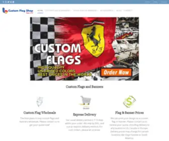 Customflagshop.com(Feather Flags & Custom Flags) Screenshot