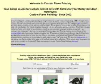 Customflamepainting.com(Custom Flame Painting) Screenshot