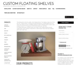 Customfloatingshelves.com(Custom Floating Shelves) Screenshot