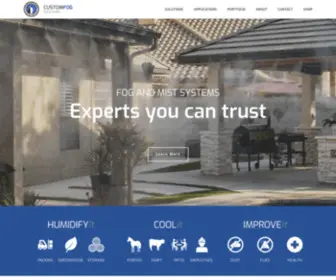 Customfog.com(Custom Fog Designs) Screenshot