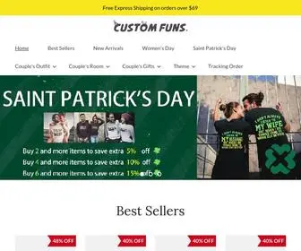 Customfuns.com(CustomFuns) Screenshot