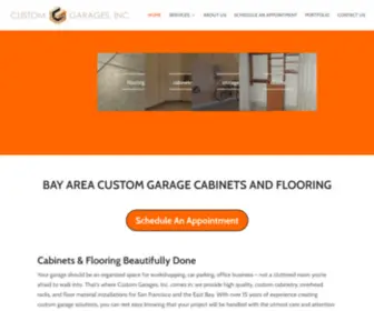 CustomGaragesinc.com(Custom Garages Inc) Screenshot