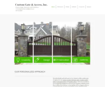 CustomGateonline.com(Custom Gate & Access) Screenshot