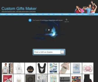 CustomGiftsmaker.com(Custom Gifts Maker) Screenshot