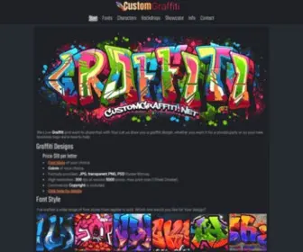 CustomGraffiti.net(Graffiti On Commission) Screenshot