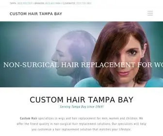 Customhairtampabay.com(Expert Hair Solutions in Florida) Screenshot