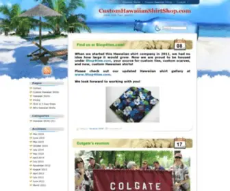 Customhawaiianshirtshop.com(Hawaiian Shirts) Screenshot