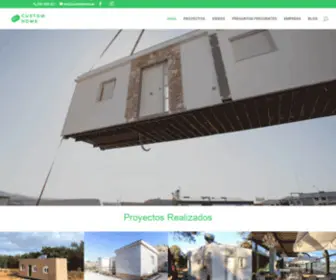 Customhome.es(Construcción prefabricada y modular CUSTOM HOME) Screenshot