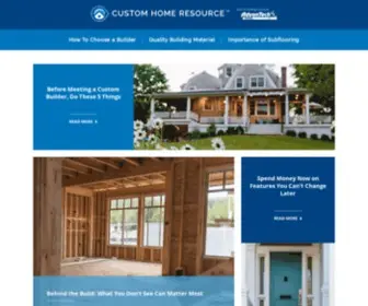 Customhomeresource.com(Customhomeresource) Screenshot