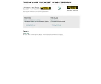 Customhouse.com(Custom House is now part of Western Union) Screenshot