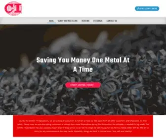 Customindustriesut.com(Scrap Metal Recycling in West Jordan) Screenshot